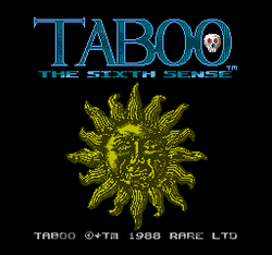 Taboo: The Sixth Sense - NES