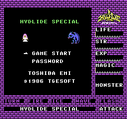 Hydlide - NES