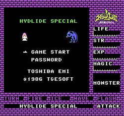 Hydlide - NES