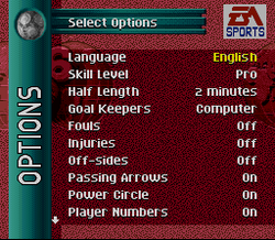 FIFA Soccer 96 - SNES