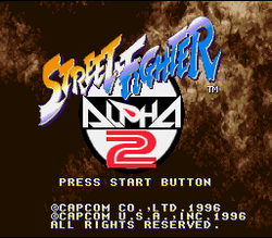 Street Fighter Alpha 2 - SNES