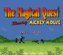 The Magical Quest Starring Mickey Mouse - SNES