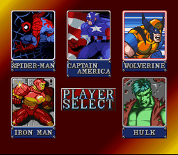 Marvel Super Heroes in War of the Gems - SNES