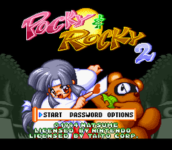 Pocky & Rocky 2 - SNES