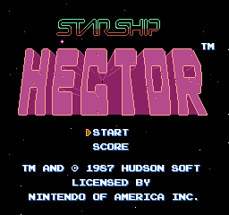 Starship Hector - NES