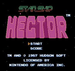 Starship Hector - NES