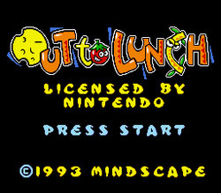 Pierre le Chef is... Out to Lunch - SNES
