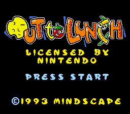 Pierre le Chef is... Out to Lunch - SNES
