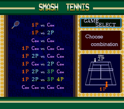 Smash Tennis - SNES