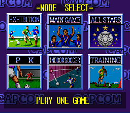 Capcom's Soccer Shootout - SNES