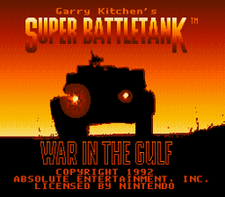 Garry Kitchen's Super Battletank: War in the Gulf - SNES