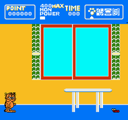 Garfield no IsshÅ«kan: A Week of Garfield - NES