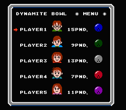 Dynamite Bowl - NES