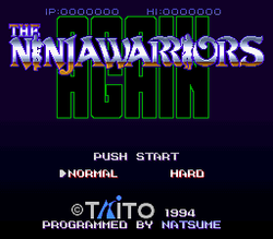 Ninja Warriors - SNES