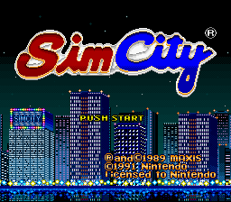 SimCity - SNES