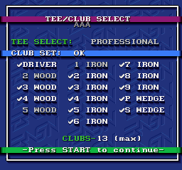 PGA Tour Golf - SNES