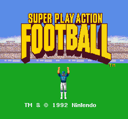 Super Play Action Football - SNES