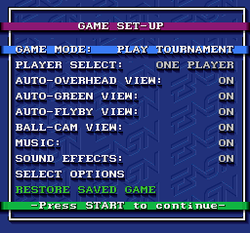 PGA Tour Golf - SNES