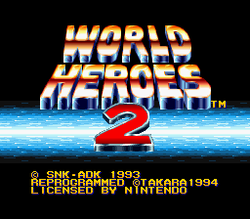 World Heroes 2 - SNES