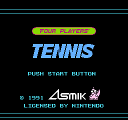 Top Players' Tennis - NES