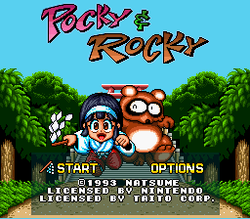 Pocky & Rocky - SNES