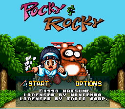 Pocky & Rocky - SNES