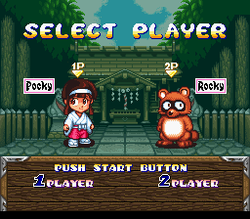Pocky & Rocky - SNES