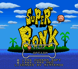 Super Bonk - SNES