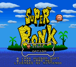 Super Bonk - SNES