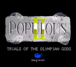 Populous II: Trials of the Olympian Gods - SNES