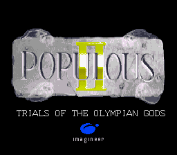 Populous II: Trials of the Olympian Gods - SNES