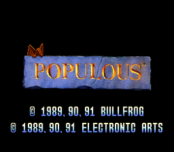 Populous - SNES