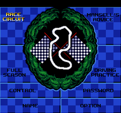 Nigel Mansell's World Championship Racing - SNES