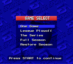 MLBPA Baseball - SNES