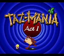 Taz-Mania - SNES