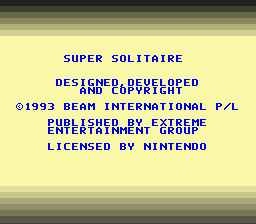 Super Solitaire - SNES