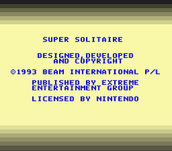 Super Solitaire - SNES