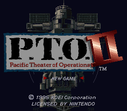 P.T.O.: Pacific Theater of Operations II - SNES