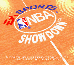 NBA Showdown - SNES