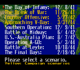 P.T.O.: Pacific Theater of Operations II - SNES