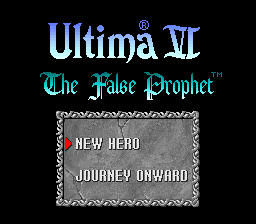 Ultima VI: The False Prophet - SNES