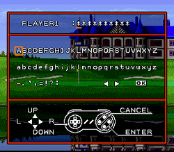 Hole in One Golf - SNES