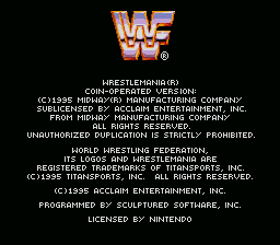 WWF WrestleMania The Arcade Game - SNES
