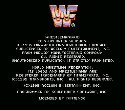 WWF WrestleMania The Arcade Game - SNES