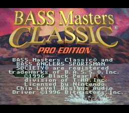 Bass Masters Classic: Pro Edition - SNES