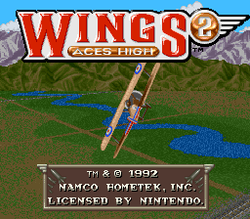 Wings 2: Aces High - SNES