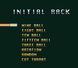 Championship Pool - SNES
