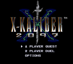 X-Kaliber 2097 - SNES
