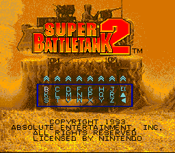 Super Battletank 2 - SNES