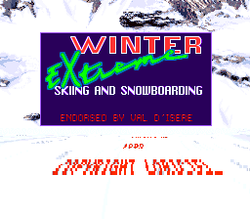 Tommy Moe's Winter Extreme: Skiing & Snowboarding - SNES